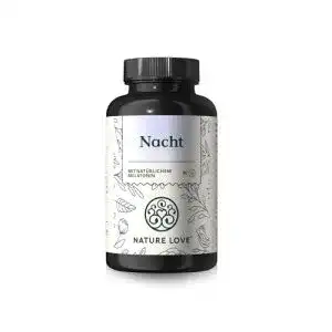Melatonin Nature Love Nacht Kapseln – 90 Stück mit natürlichen Inhaltsstoffen