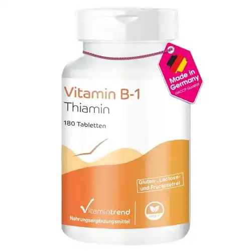 Vitamin B1 (Thiamin) 100mg hochdosiert von Vitamintrend