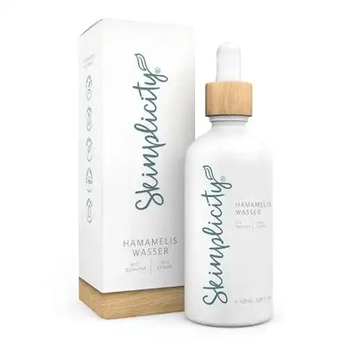 Hamameliswasser Skinplicity in Bio-Qualität ohne Alkohol