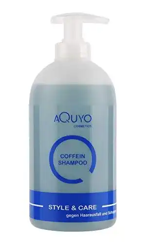 Coffein-Shampoo von AQUYO Cosmetics zur Unterstützung bei Haarausfall