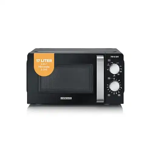 Severin 2-in-1 Mikrowelle mit Grillfunktion 700 W und 900 W