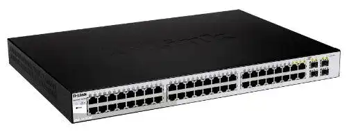 D-Link DGS-1210-52/E 48-Port Gigabit Switch für effiziente Netzwerkverbindungen