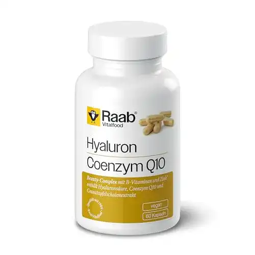Hyaluronsäure Kapseln von Raab Vitalfood mit Coenzym Q10