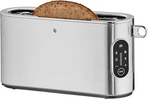 WMF Lumero Mini-Toaster für 2 Scheiben mit Langschlitz und Brötchenaufsatz
