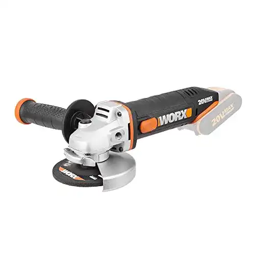 Winkelschleifer WORX WX800.9 mit 115 mm Durchmesser und 20V Akku