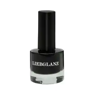 Schwarzer veganer Nagellack Liebglanz Le Noir, 8ml