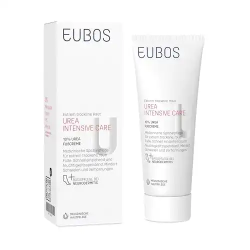 Urea Fußcreme Eubos mit 10% Urea, 100 ml für trockene Haut