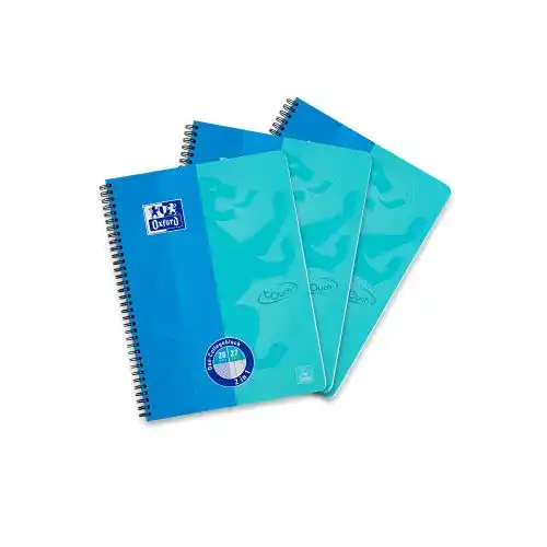Collegeblock Oxford Touch Duo A4 kariert und liniert, 80 Blatt