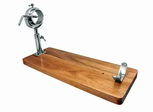 Schinkenhalter Nerthus FIJ 366 aus Akazienholz mit Teleskopkopf