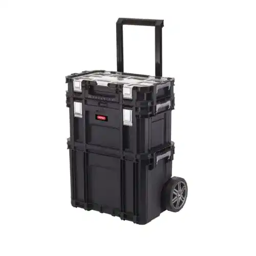 Keter Connect Rolling Werkzeugtrolley – 3-in-1 Werkzeugsystem