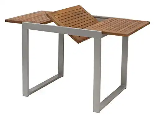 Gartentisch aus Holz für Balkon und Garten – Ausziehtisch Naxos