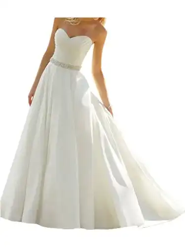 Brautkleid Victory Bridal in Elfenbein mit Herzausschnitt