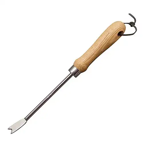 Unkrautstecher Siena Garden ClassicLine aus Edelstahl mit Holzgriff