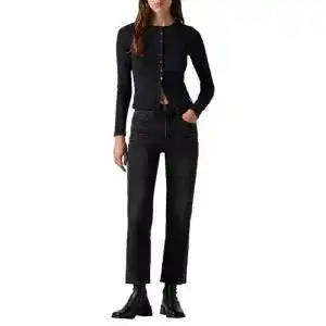 Levi’s Damen 725 Authentic Kick Bootcut Ankle Jeans