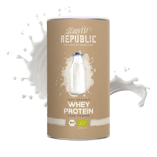Bio Whey Protein Harvest Republic Pulver Natur 400 g – Eiweißpulver