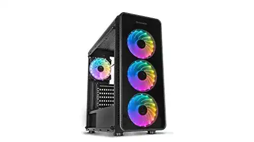 NOX ARGB Hummer TGM Gehäuse für Micro ATX und ITX mit Glasfront
