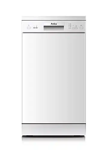 Amica GSP 14746 W Geschirrspüler 45 cm freistehend