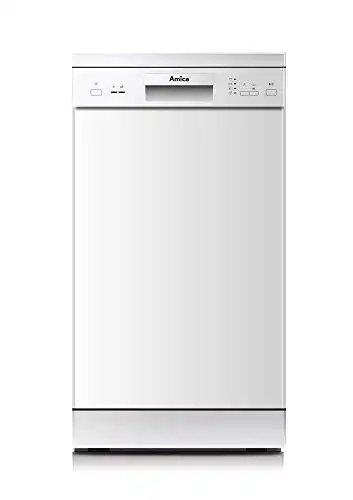 Amica GSP 14746 W Geschirrspüler 45 cm freistehend