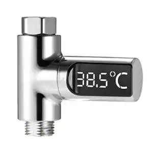 Duschthermometer Xlkj mit LED-Anzeige für 5-85 Grad