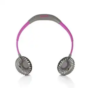 Nackenventilator Unold 86699 Breezy Anthrazit mit Akku und LED-Beleuchtung