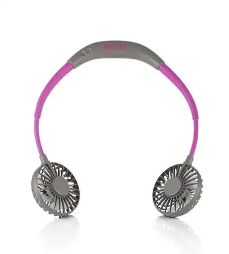 Nackenventilator Unold 86699 Breezy Anthrazit mit Akku und LED-Beleuchtung