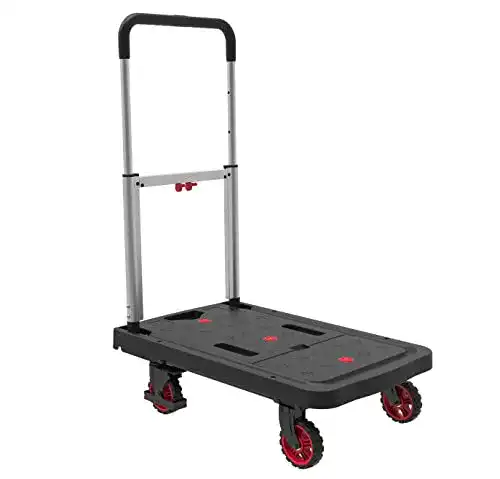 Plattformwagen Pavo 8055890 aus Aluminium und PP, einklappbar