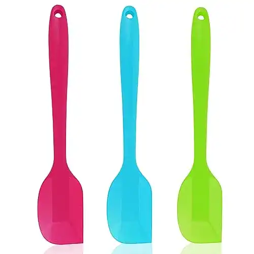 Teigschaber Set 3-teilig aus Silikon, 21,5 cm, hitzebeständig