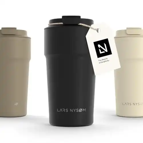 Thermobecher 500 ml Lars Nysøm – Isolierter Edelstahl Kaffeebecher