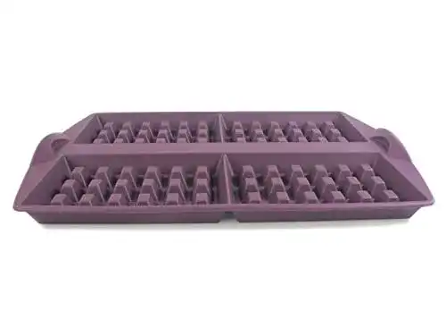 Silikon Waffelform von Tupperware für die Zubereitung von Waffeln