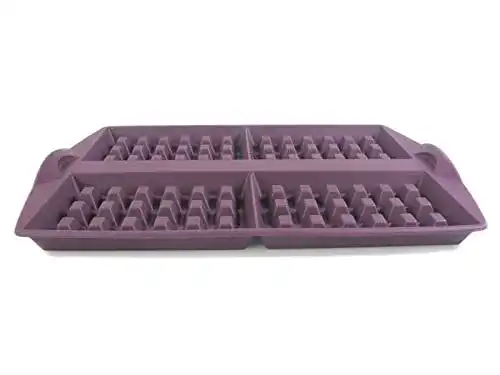 Silikon Waffelform von Tupperware für die Zubereitung von Waffeln