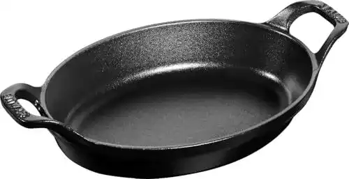 Staub 40509-341-0 stapelbare ovale Auflaufform, 28 cm, 1,6 L