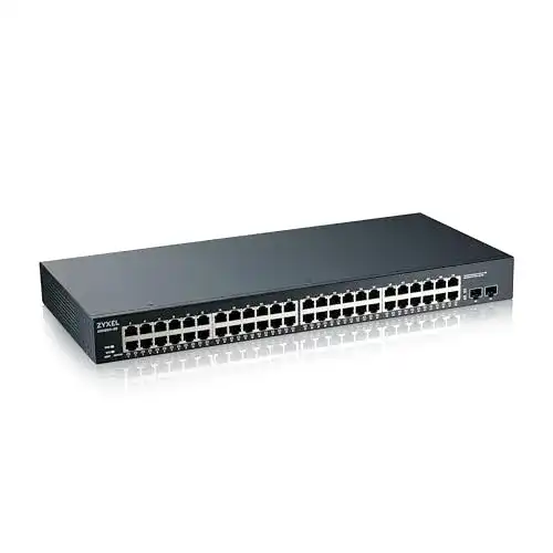 Zyxel 48-Port Gigabit Switch – Smart Managed Netzwerk-Switch