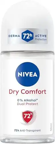 Nivea Dry Comfort Deo Roll-On Antitranspirant mit 72 Stunden Schutz
