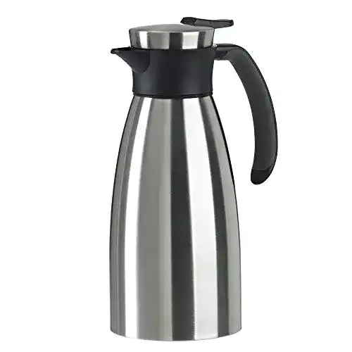Emsa Soft Grip Isolierkanne aus Edelstahl, 1 Liter