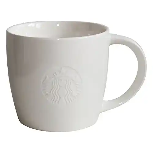 Starbucks Kaffeetasse Weiß 20oz – Klassische Porzellan Tasse