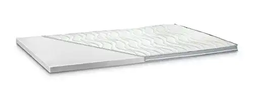 Kaltschaum Topper 160×200 cm mit abnehmbarem Bezug und H3 Härte