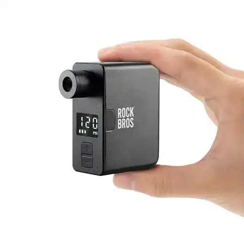 Rockbros Elektrische Fahrradpumpe Tragbare Minipumpe mit 120 PSI