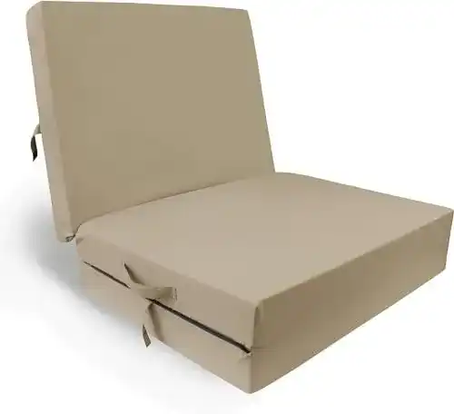 Klappmatratze Herlag Senior in Beige, 195x85x10 cm