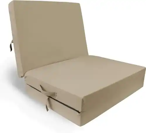 Klappmatratze Herlag Senior in Beige, 195x85x10 cm