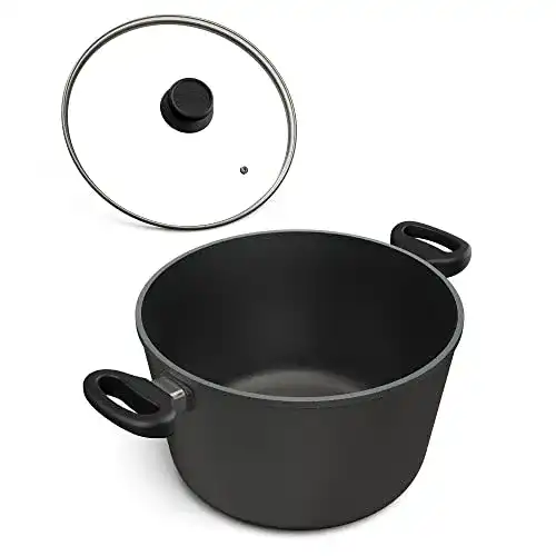 Hoffmann Induktions Schmortopf 28 cm mit 8 Litern Volumen