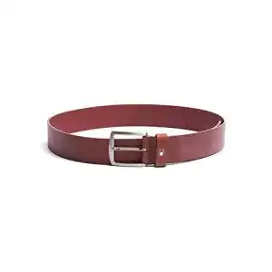 Tommy Hilfiger Herren Gürtel New Denton, 4 cm Breite, Braun