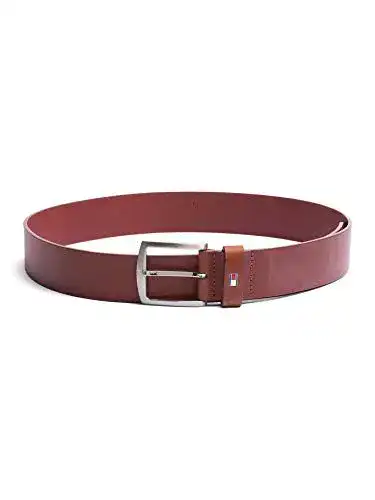 Tommy Hilfiger Herren Gürtel New Denton, 4 cm Breite, Braun