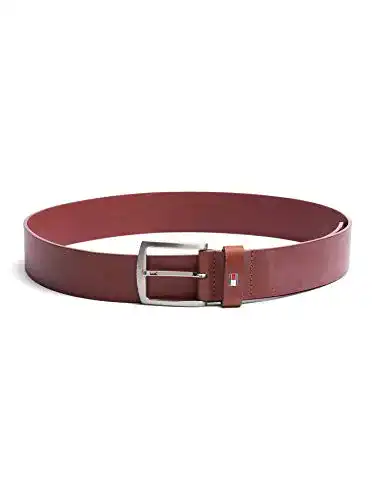 Tommy Hilfiger Herren Gürtel New Denton, 4 cm Breite, Braun
