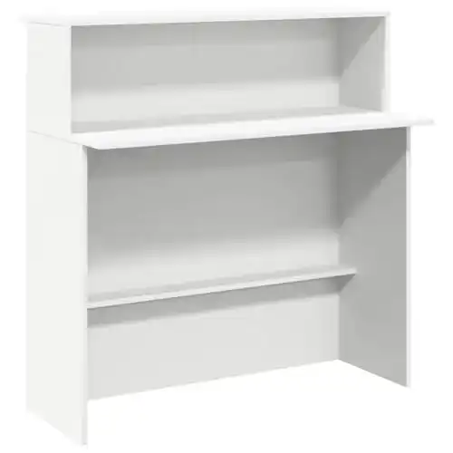 Empfangstheke Vidaxl Weiß 100x50x103,5 cm aus Holzwerkstoff