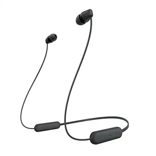Sony kabellose WI-C100 In-Ear-Kopfhörer mit 25 Stunden Akkulaufzeit