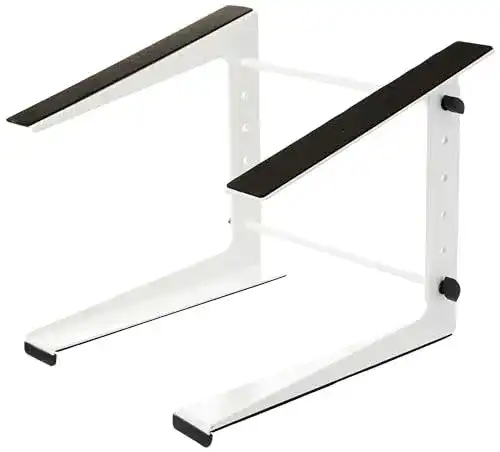 Adam Hall Stands SLT001EW Laptopständer in Weiß – Verstellbar und Stabil