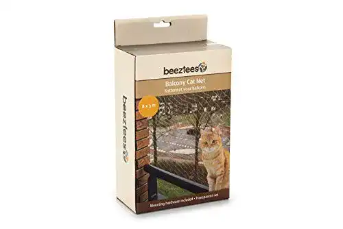 Balkonkatzennetz Beeztees Katzenschutznetz 8 x 3 m