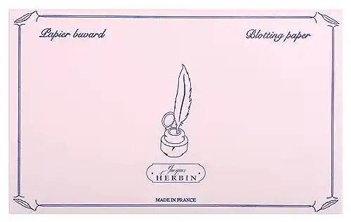 Löschpapier Herbin J. 25560T, 10 Blatt, rosa