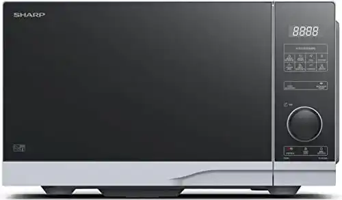 Mikrowelle 900 Watt Sharp PS234AES mit 10 Leistungsstufen und Auftaufunktion