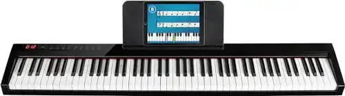 Keyboard mit Anschlagdynamik FunKey SP-588 Easy-Piano